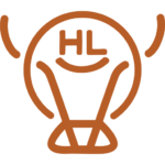 Hi-Line Co Montana Logo of a line drawn bull head