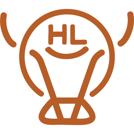 Hi-Line Co Montana Logo of a line drawn bull head