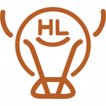Hi-Line Co Montana Logo of a line drawn bull head