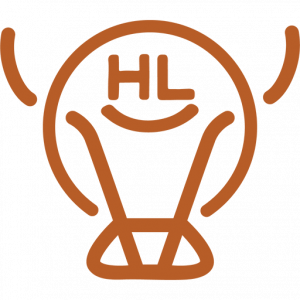 Hi-Line Co Montana Logo of a line drawn bull head